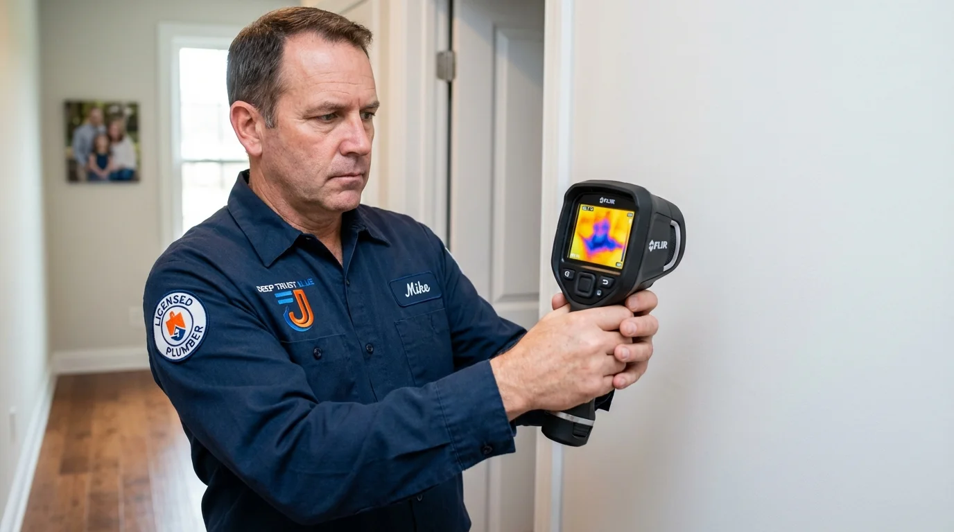 Thermal imaging leak detection by Johns Plumbing LLC in Marceline